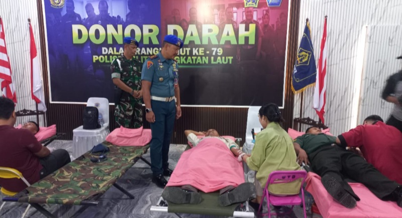 Meriahkan HUT Ke 79, POMAL Laksanakan Donor Darah