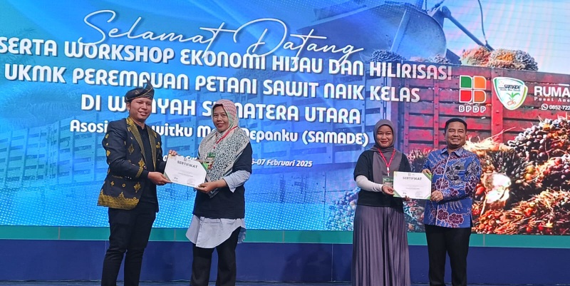 BPDP Dukung Asosiasi Samade Workshop Ekonomi Hijau Dan Hilirisasi UKMK Perempuan Petani Sawit Naik Kelas