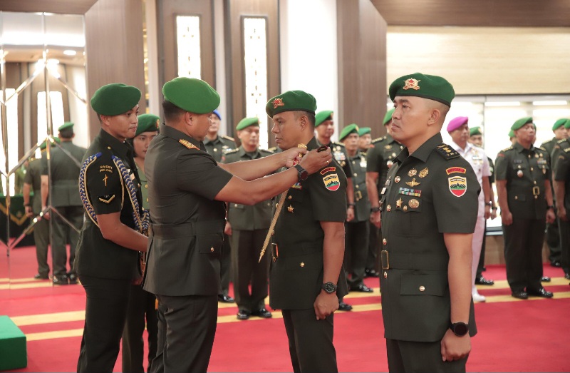 Pangdam I/BB Pimpin Sertijab Danbrigif 7/RR Dan Penyerahan Jabatan Kababinminvetcaddam I/BB