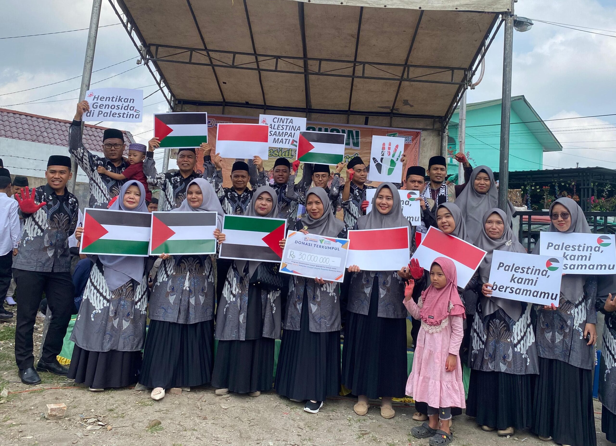 Penerus Kebaikan DDW Dan Yayasan Mesra Gelar Aksi Kemanusiaan Untuk Palestina