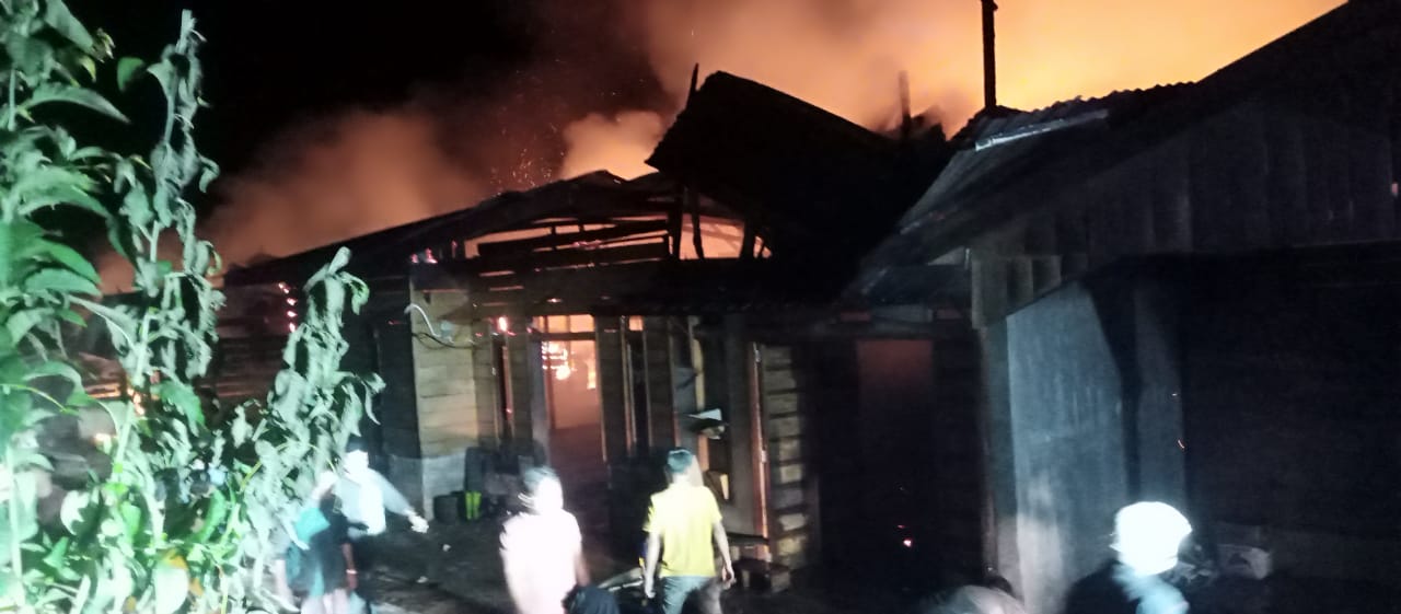 5 Rumah Warga Bener Meriah Ludes Terbakar, 2 Terimbas