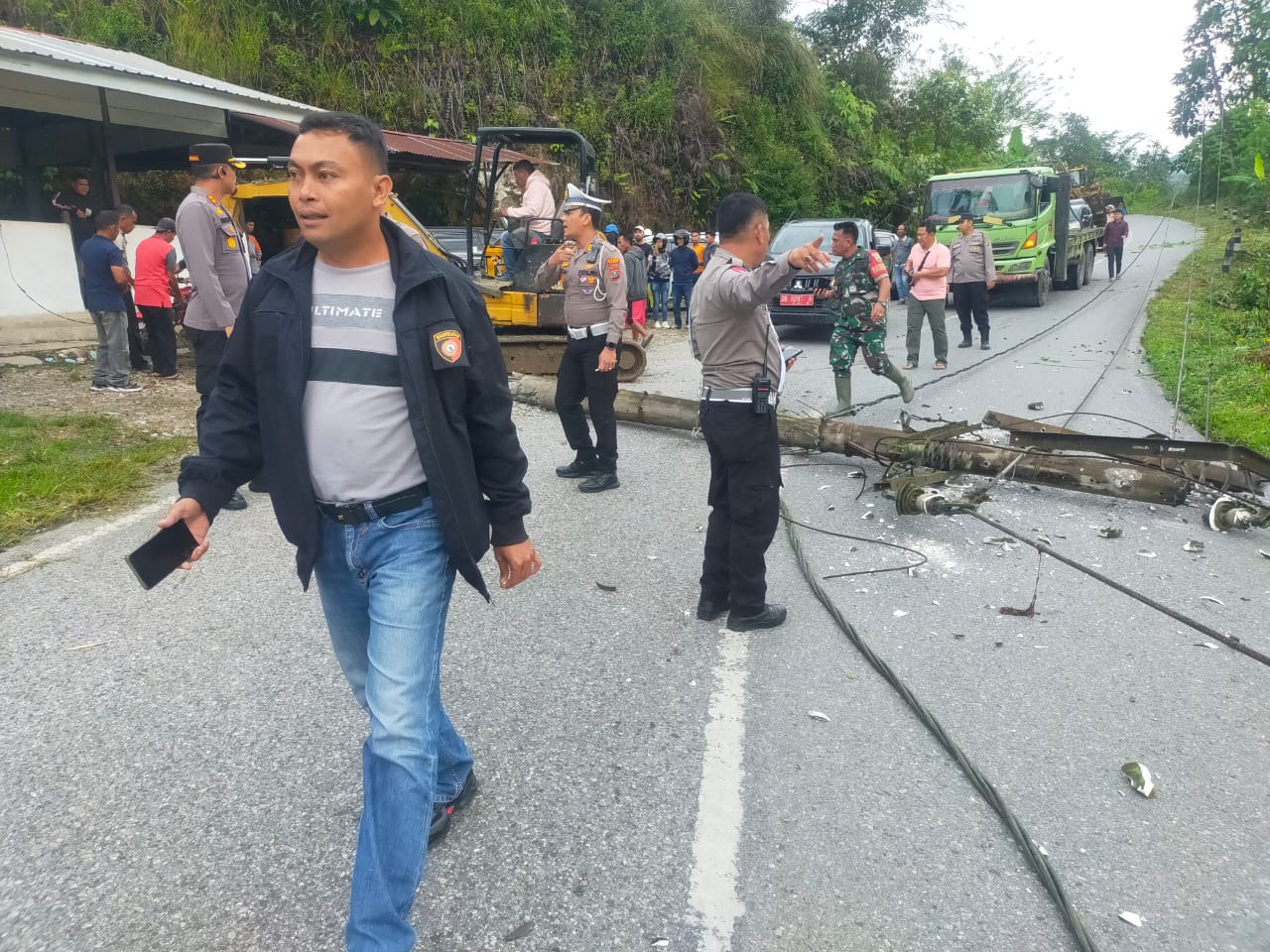 Gempa Taput Renggut 1 Jiwa, Jalinsum Pahae-Sipirok Tertimbun Longsor