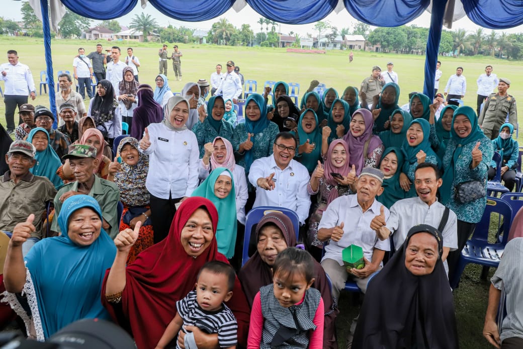 Jalankan Program Deliserdang Sehat, Bupati Tinjau Pusling Di Hamparan Perak