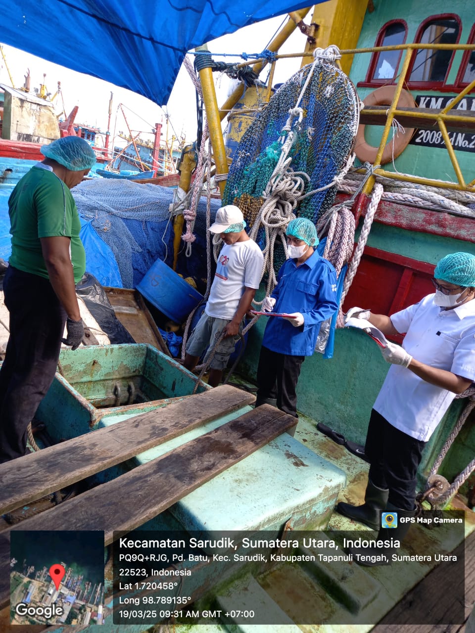 Sertifikasi Mutu Hulu-Hilir, Badan Mutu KKP Medan I Cek CPIB Kapal Dan Obat Ikan