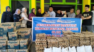 Bank Sumut Peduli Korban Banjir Padangsidimpuan Dan Tapsel