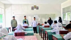 Ketua Tim (Katim) Kurikulum Pendidikan Madrasah Kantor Wilayah Kementerian Agama Provinsi Sumatera Utara, H. Syawaluddin Matondang, S.E., M.M saat monitoring UM. Waspada/ist