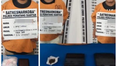 Polres P.Siantar Ringkus Pemilik Dan Pengedar Sabu