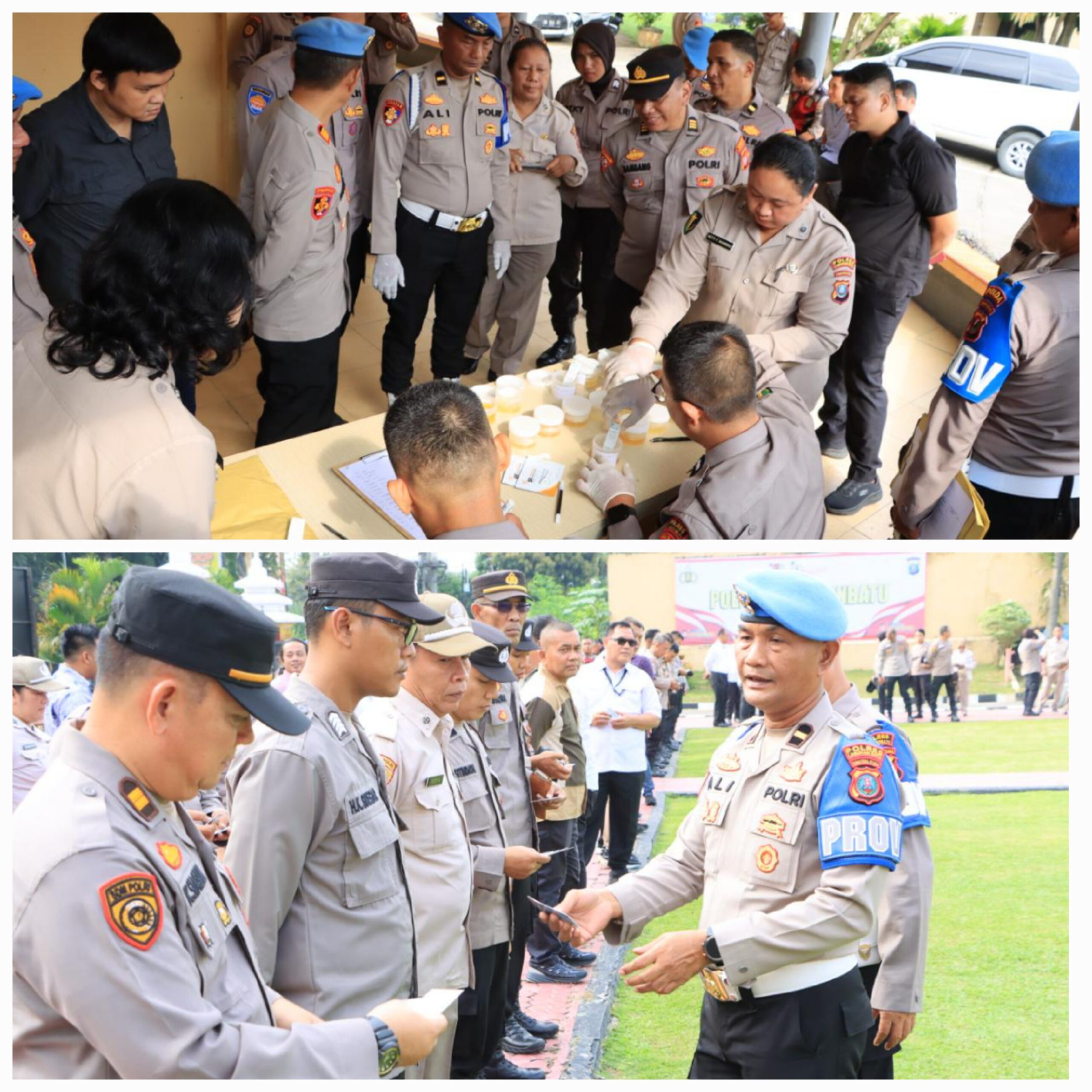 Tim Bidpropam Poldasu Gaktibplin Ke Polres L.Batu