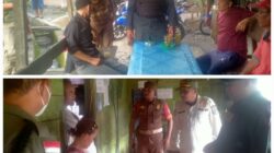 Satpol PP dan WH saat melakukan patroli Yustisi terhadap penjual minuman tuak. Waspada/Seh Muhammad Amin