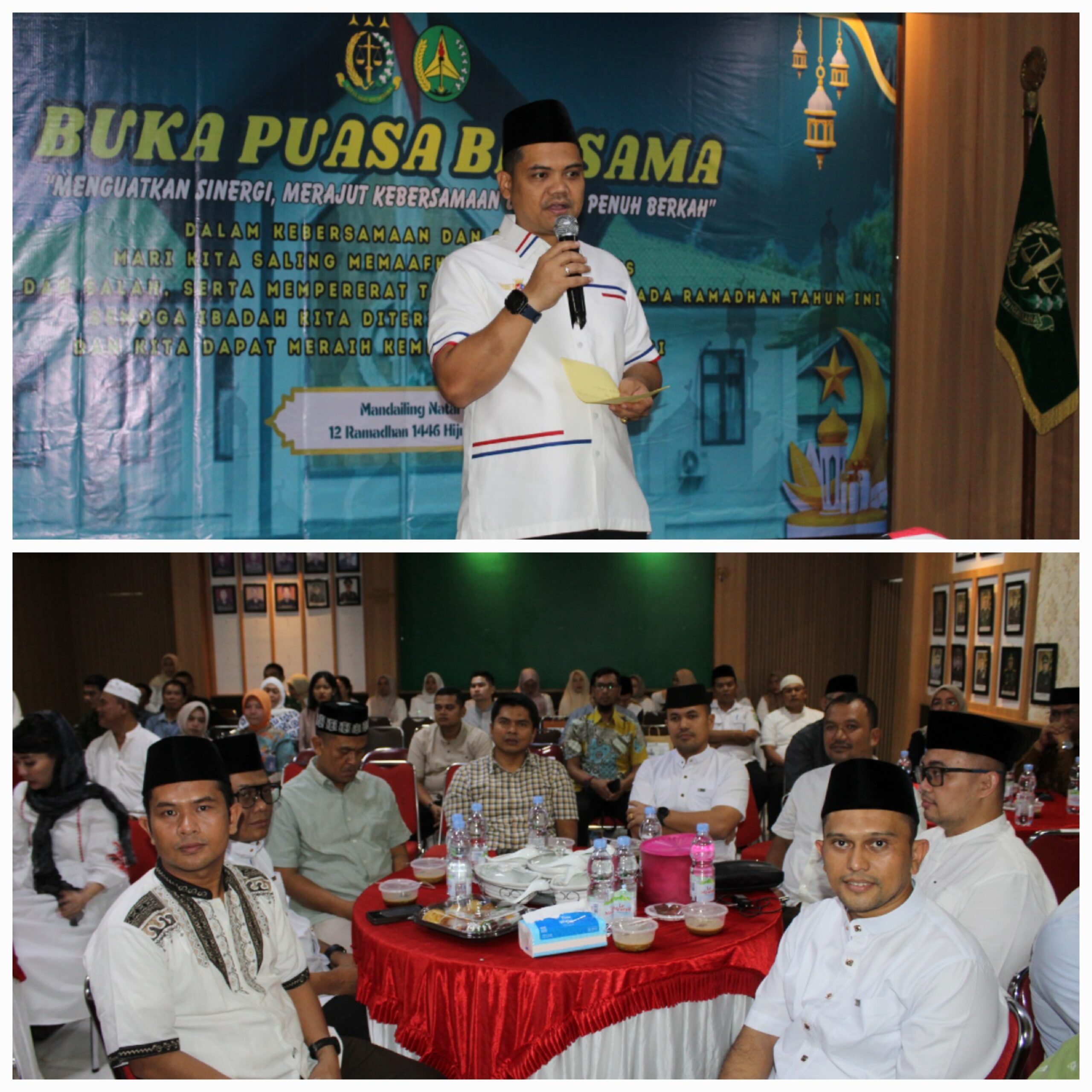 Acara buka bersama Kejari Madina bersama Stakeholder wilkum Madina.(Waspada/ist).