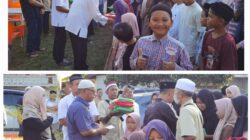 Kegiatan buka puasa bersama dan santuni anak yatim Pengurus SPBUN PTPN I Regional VI Ramadhan 1446H/2025M, di Cafe Rumoh Aceh PB. Tunong, Kota Langsa, Sabtu (15/3).Waspada/Munawar