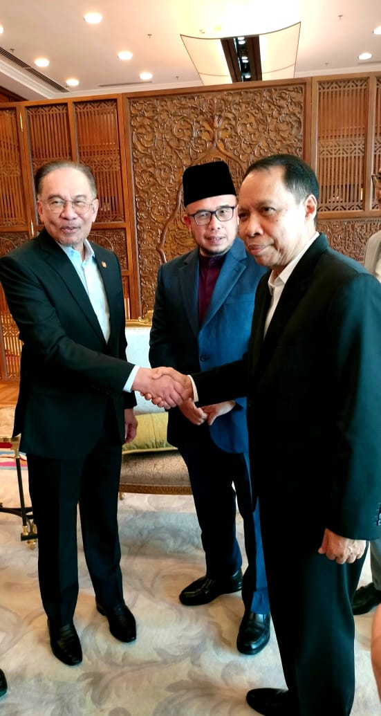 Rektor UMSU Bertemu PM Malaysia Dato Sri Anwar Ibrahim