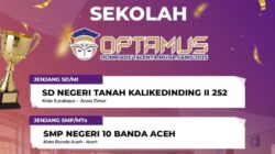 SMPN 10 Banda Aceh Raih Juara Umum PUSKANTARA 2025 Dengan 92 Medali