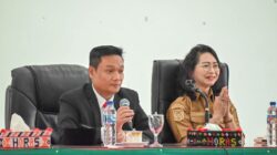 BUPATI Humbahas Oloan Paniaran Nababan dan Wakil Bupati Humbahas Yunita Rebekka Marbun. Waspada/Ist