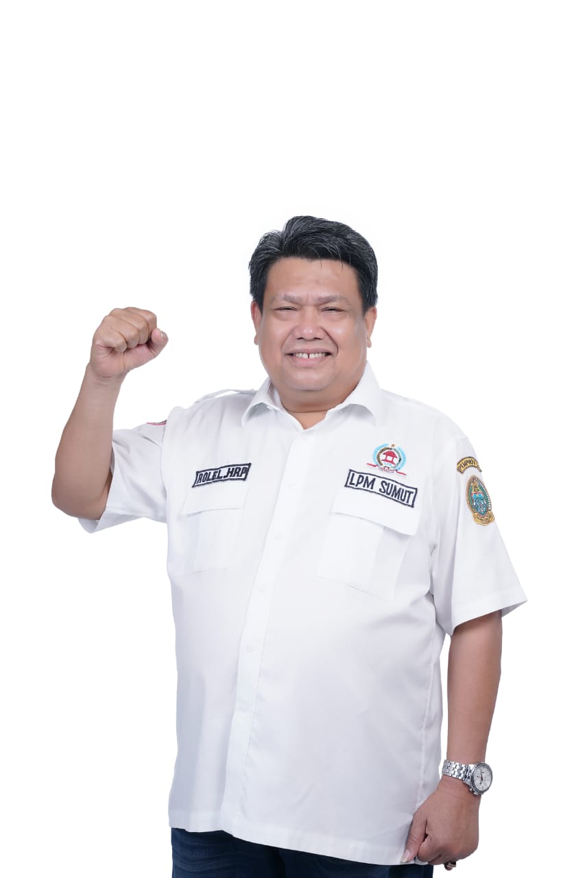 Ketua DPD LPM Provinsi Sumatera Utara Rolel Harahap. Waspada/ist