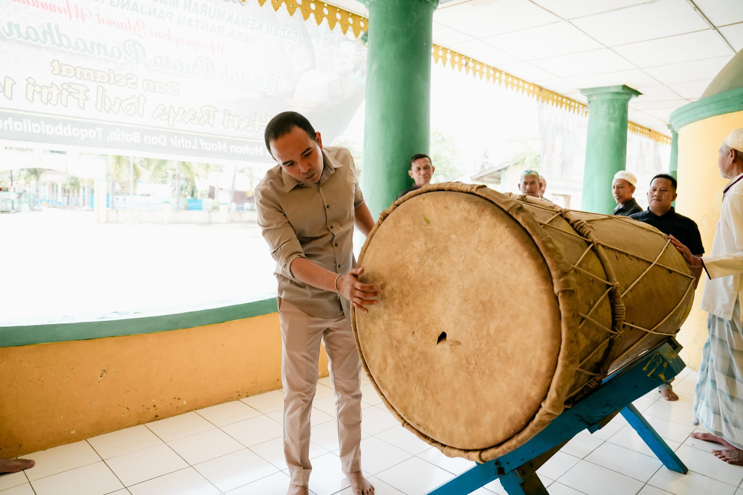 Melihat History Masjid Kesultanan Serdang, Zakky: Simbol Peradaban, Harus Dijaga