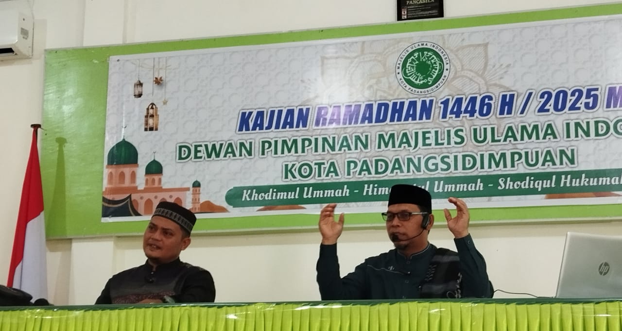 Edukasi Umat Jaga Nilai Ibadah, MUI Padangsidimpuan Gelar Kajian Ramadhan, Ini Jadwalnya