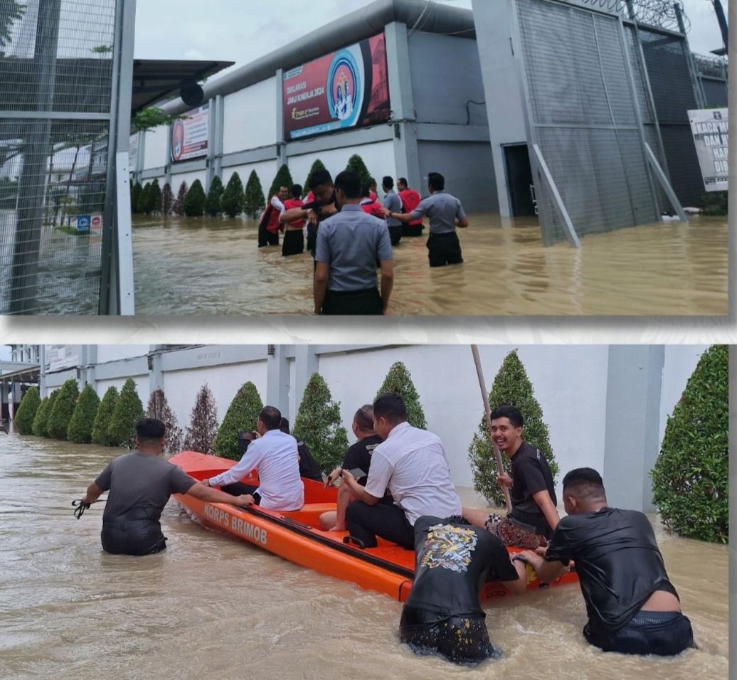 Dirjenpas Tinjau Lapas Dan Bapas Terdampak Banjir