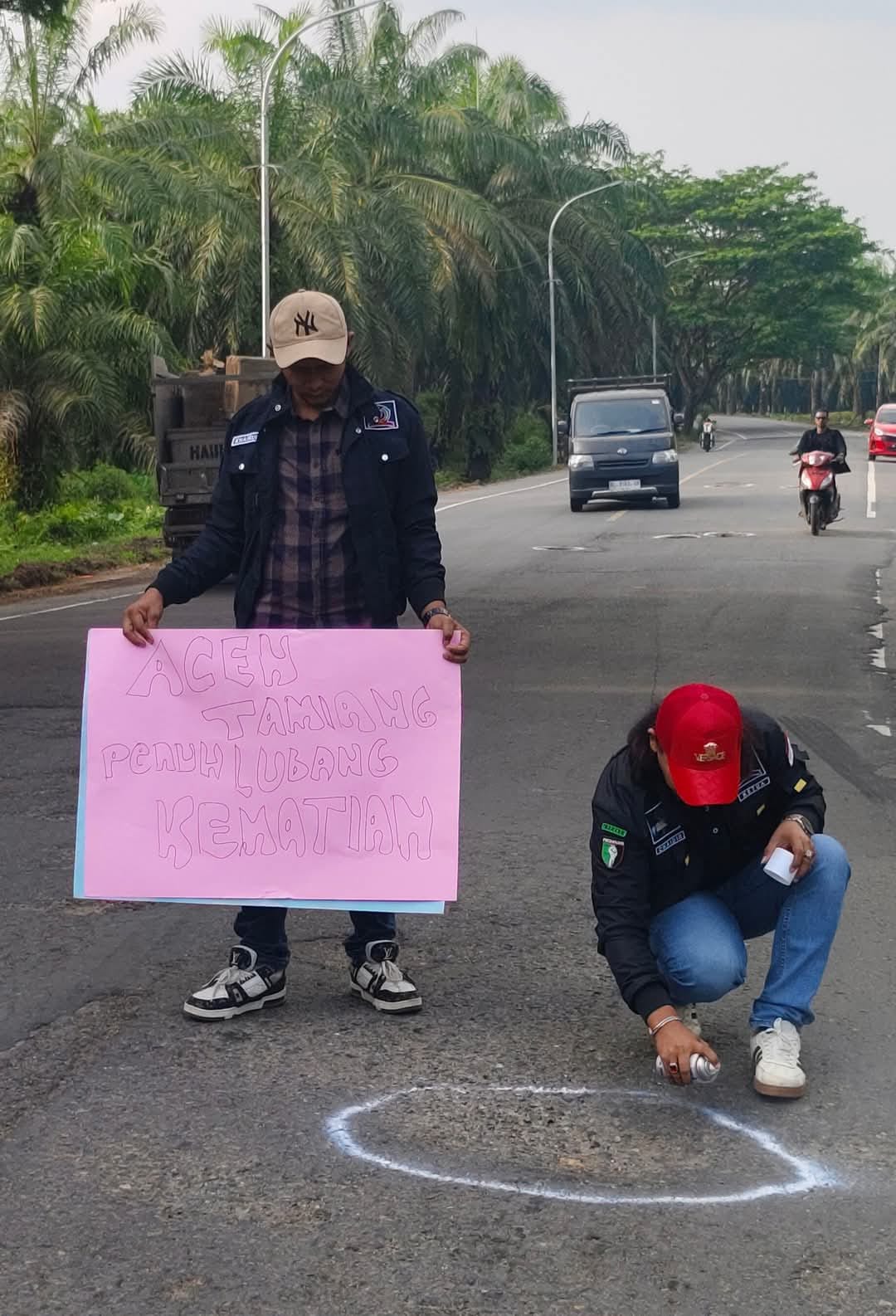 Jalan Nasional Di Aceh Tamiang Dibayangi Ancaman Lubang