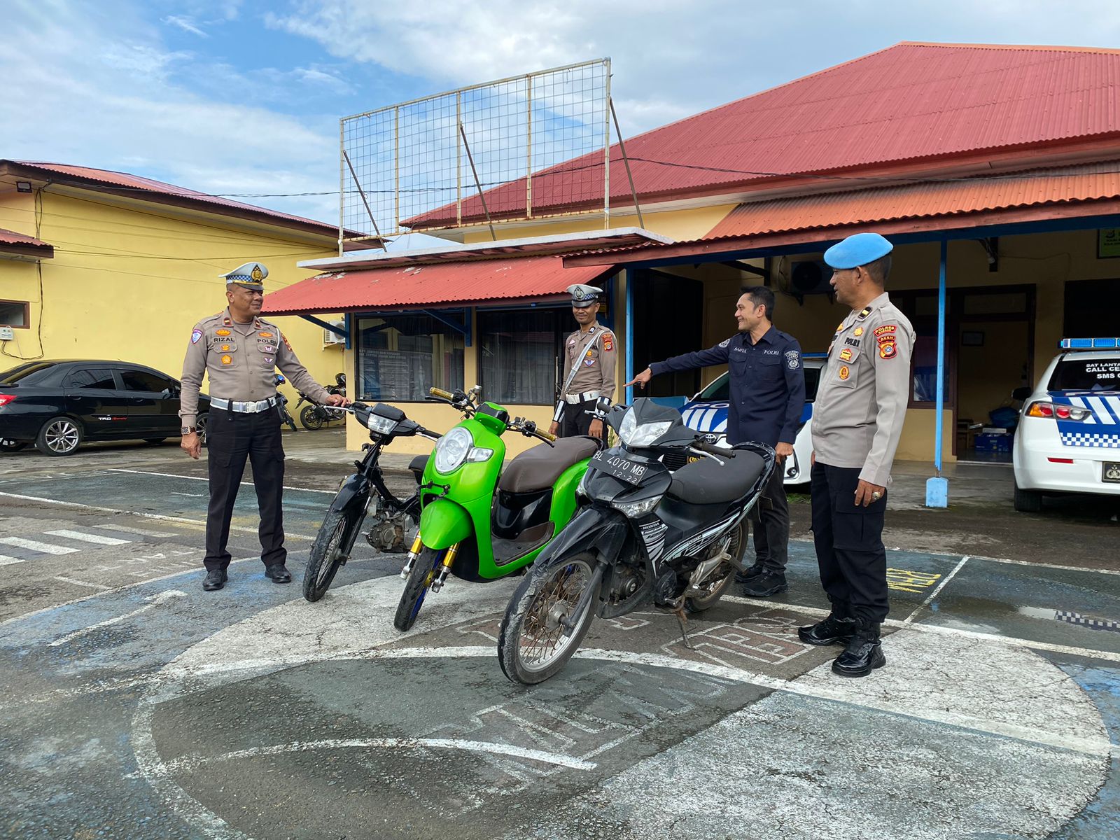 Sat Lantas Polres Sabang Amankan 3 Sepeda Motor Terlibat Balap Liar