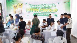 Jaga Ketersediaan Dan Stabilkan Harga Pangan Pokok Masyarakat, PTPN IV PalmCo Gelar Operasi Pasar