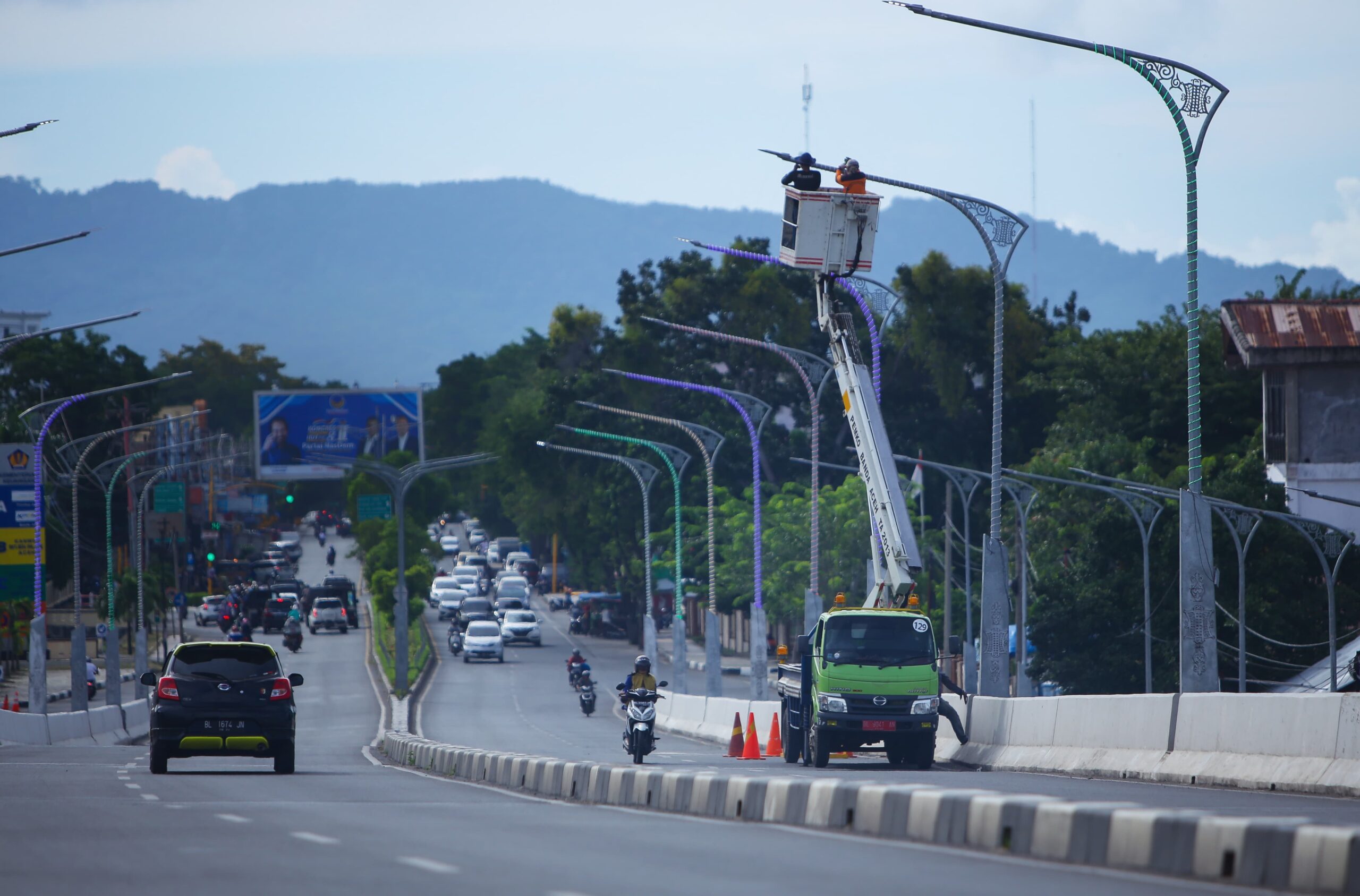 Kepala DLHK3: Lampu Penerangan Jalan Kota Berangsur Normal