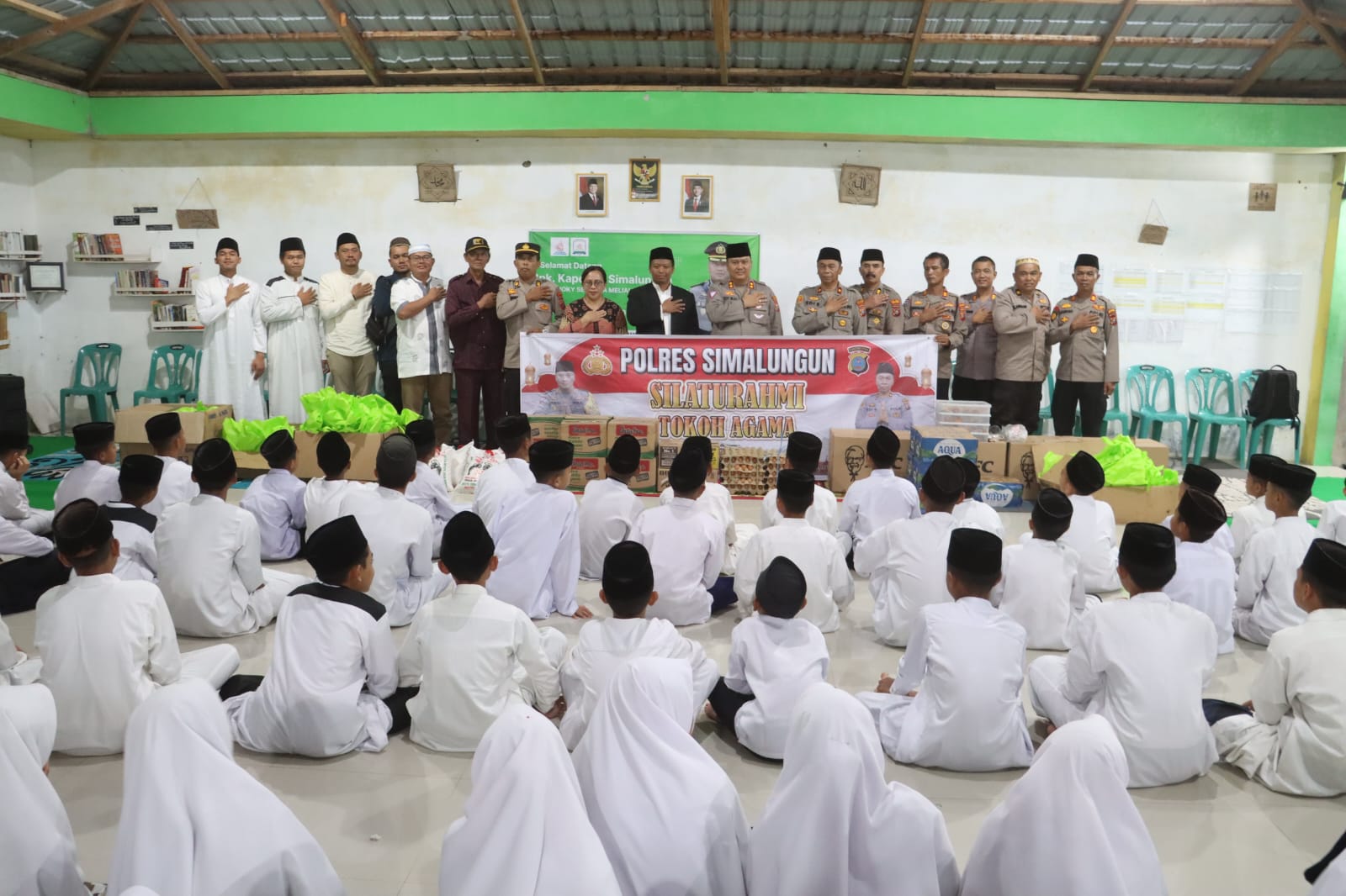 Kapolres Simalungun Safari Ramadhan Di Pondok Pesantren Dzhunnurain Sidamanik