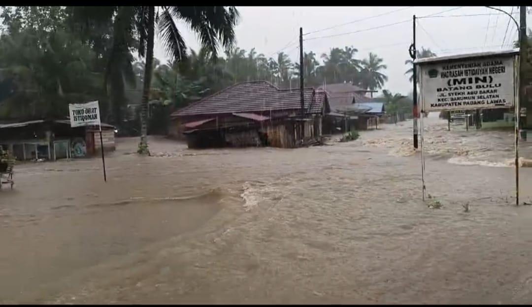 Tiga Desa Di Kecamatan Barumun Selatan Terendam Banjir