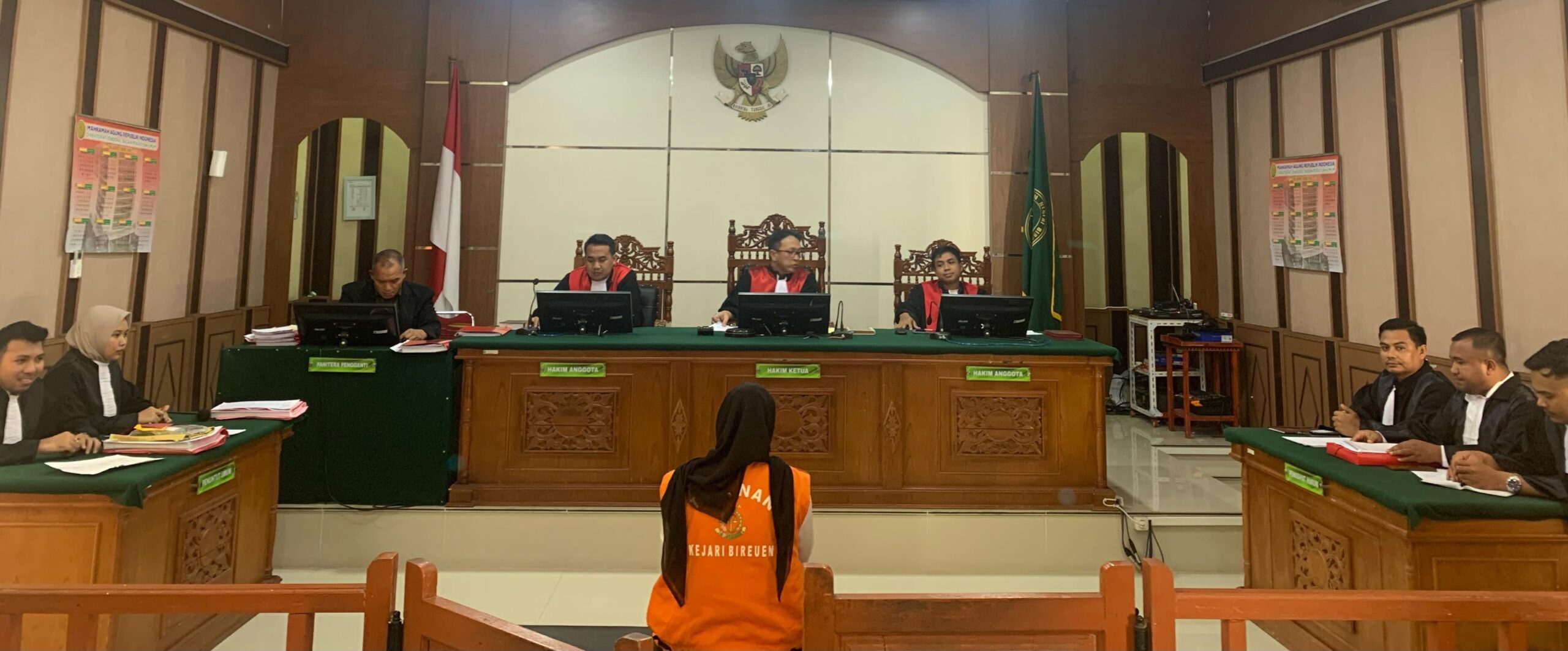 Sidang Kasus Tindak Pidana Penyucian Uang Di Bireuen