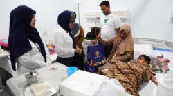 Kegiatan bakti sosial operasi bibir sumbing yang digelar PT. PIM, bertajuk Safari Ramadan 1446 H dan bakti sosial operasi bibir sumbing. (Waspada /ist)