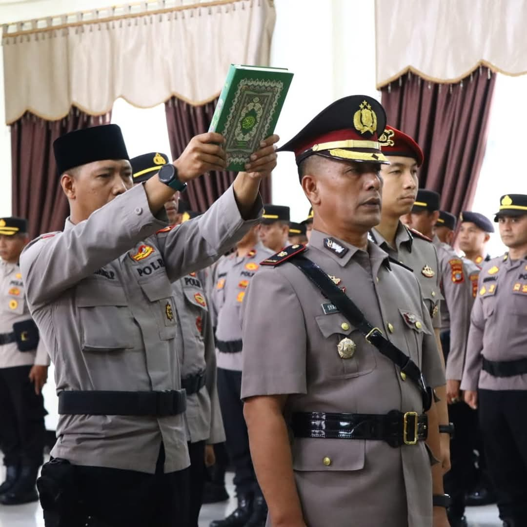 Kapolres Sertijab Wakapolres dan Kasat Reskrim