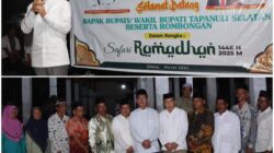 Pemkab Tapsel mengawali Safari Ramadhan 1446 Hijriyah di Kecamatan Aek Bilah. (Waspada/Ist)