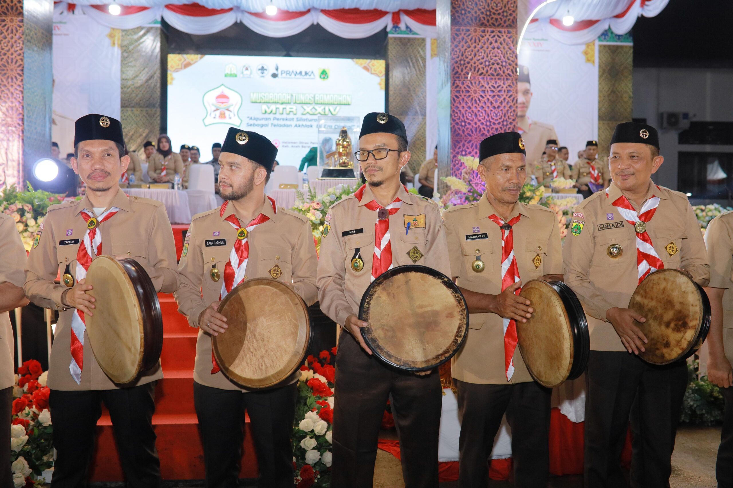 WALI Kota Subulussalam, HRB (tengah) saat Pembukaan MTR. (Waspada/Ist)