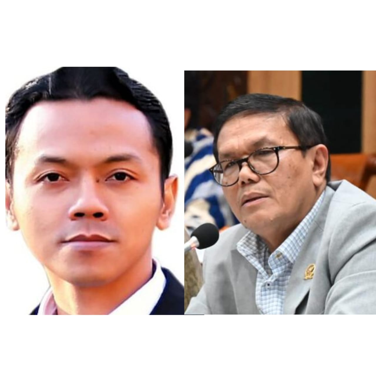 Kolase foto Wamen Pendidikan Dasar dan Menengah, Dr. Fajar Riza Ul Haq, M.Si. dan Anggota Komisi X DPR RI Fraksi Demokrat, Sabam Sinaga. Waspada/Ist