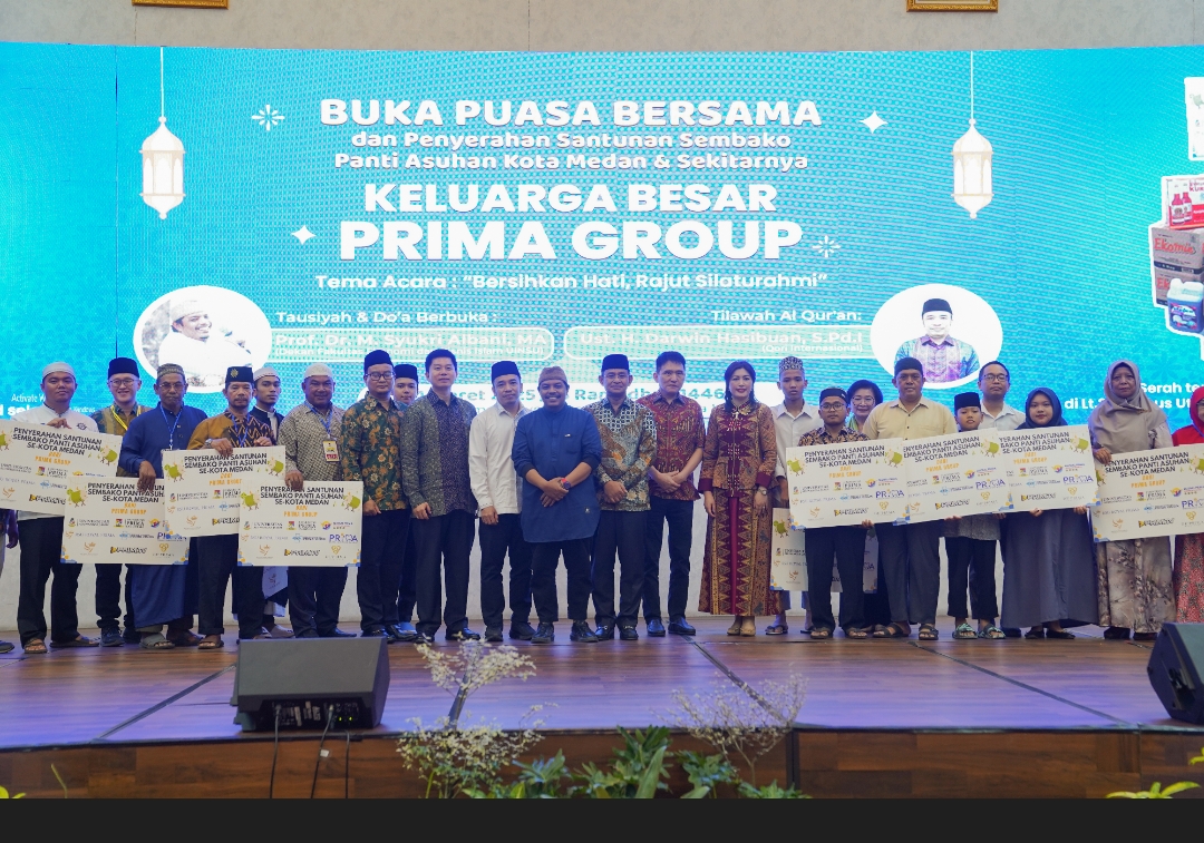 Keluarga Besar Prima Group Buka Puasa Bersama Anak Panti Asuhan