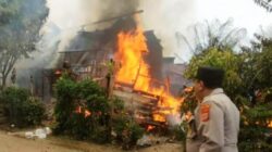 Di Aceh Timur, Lima Rumah Ludes Terbakar, Polisi Turunkan Tim Inafis