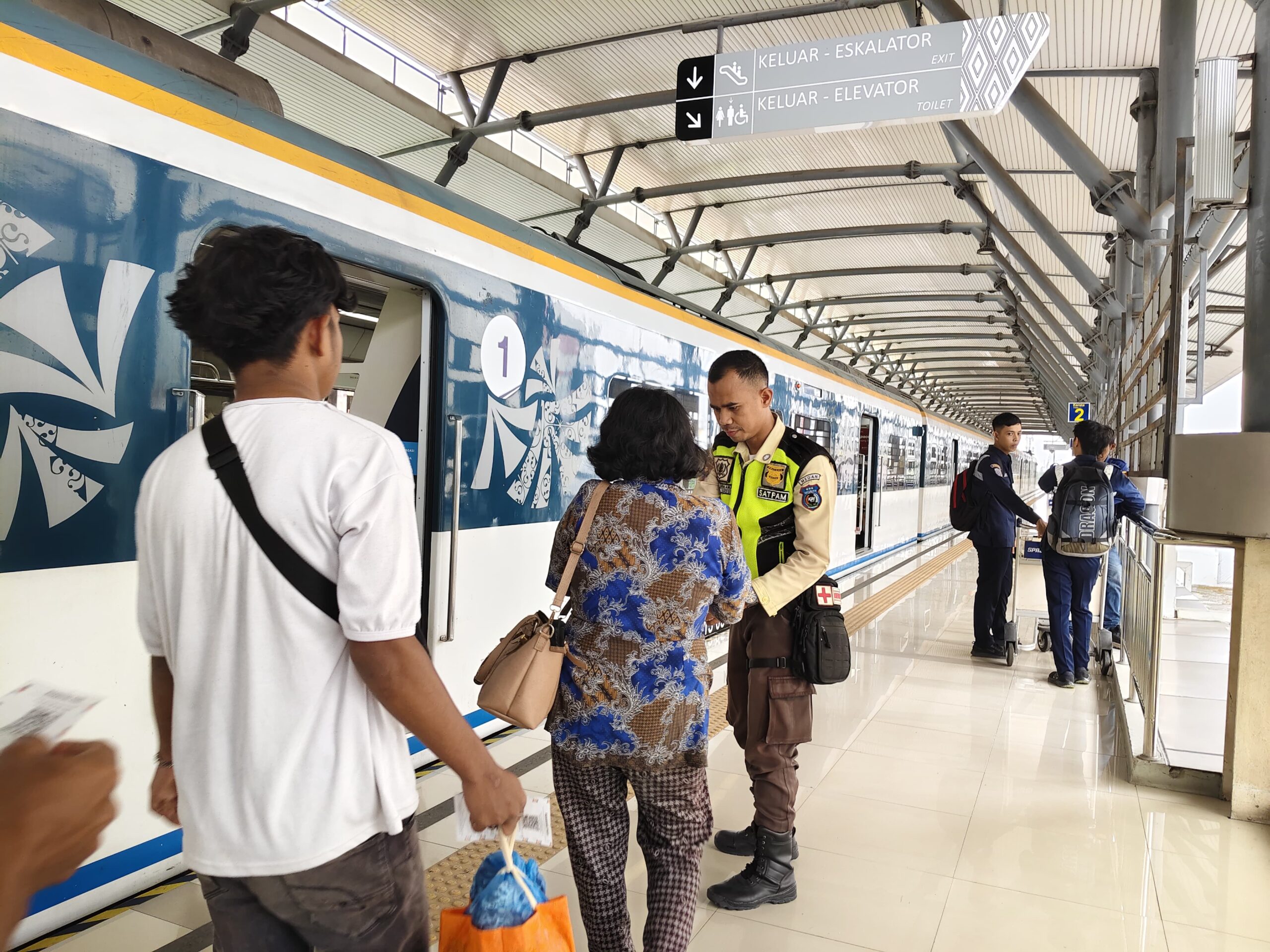 KAI Bandara Area Medan Siagakan Personel Keamanan Untuk Tingkatkan Keselamatan Penumpang