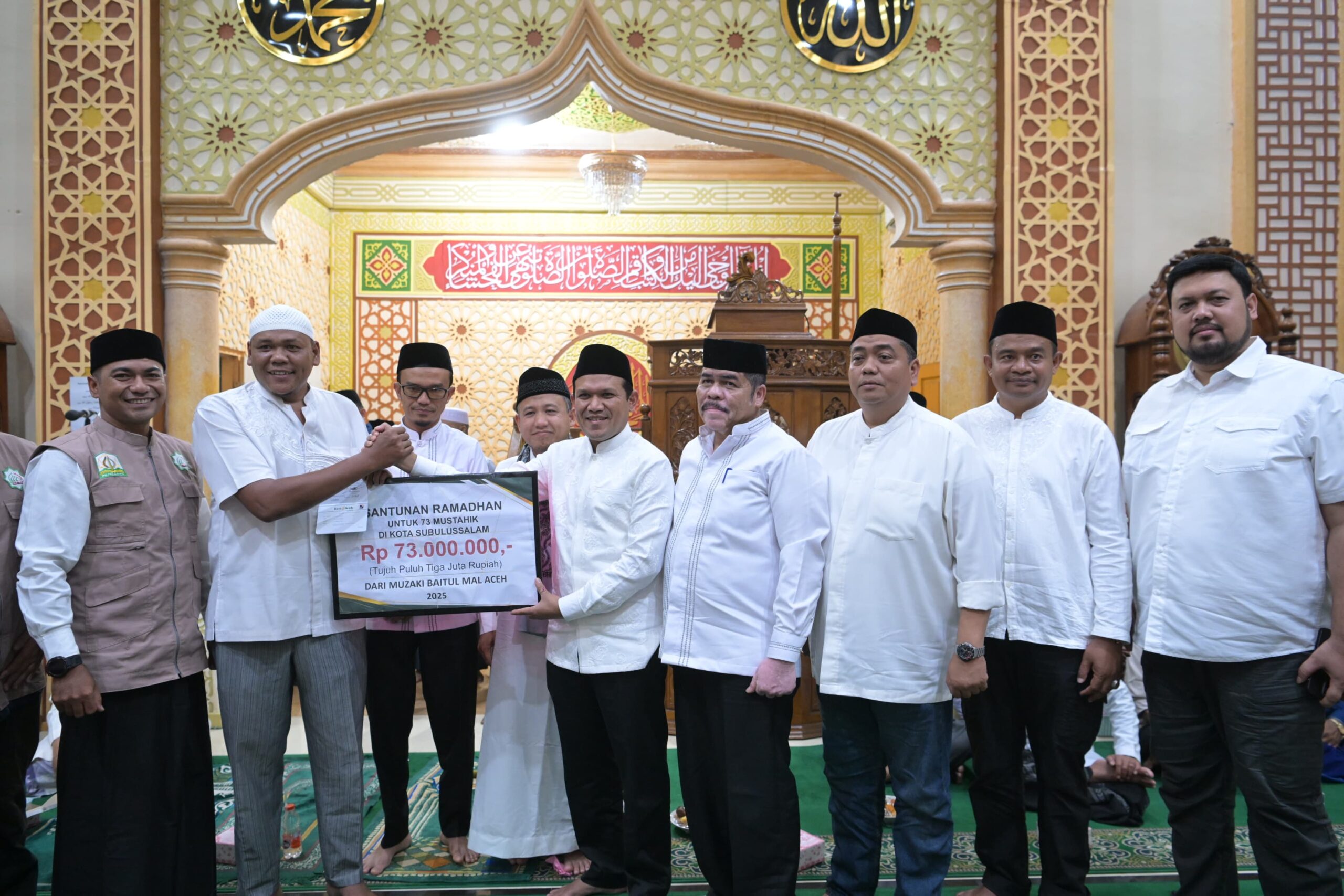 Safari Ramadan Pemerintah Aceh Di Subulussalam Dipadati Jemaah