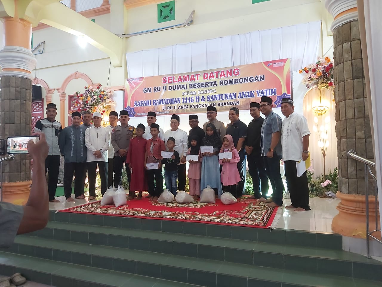 PT KPI RU II Area P. Brandan Safari Ramadan Dan Santuni Anak Yatim 