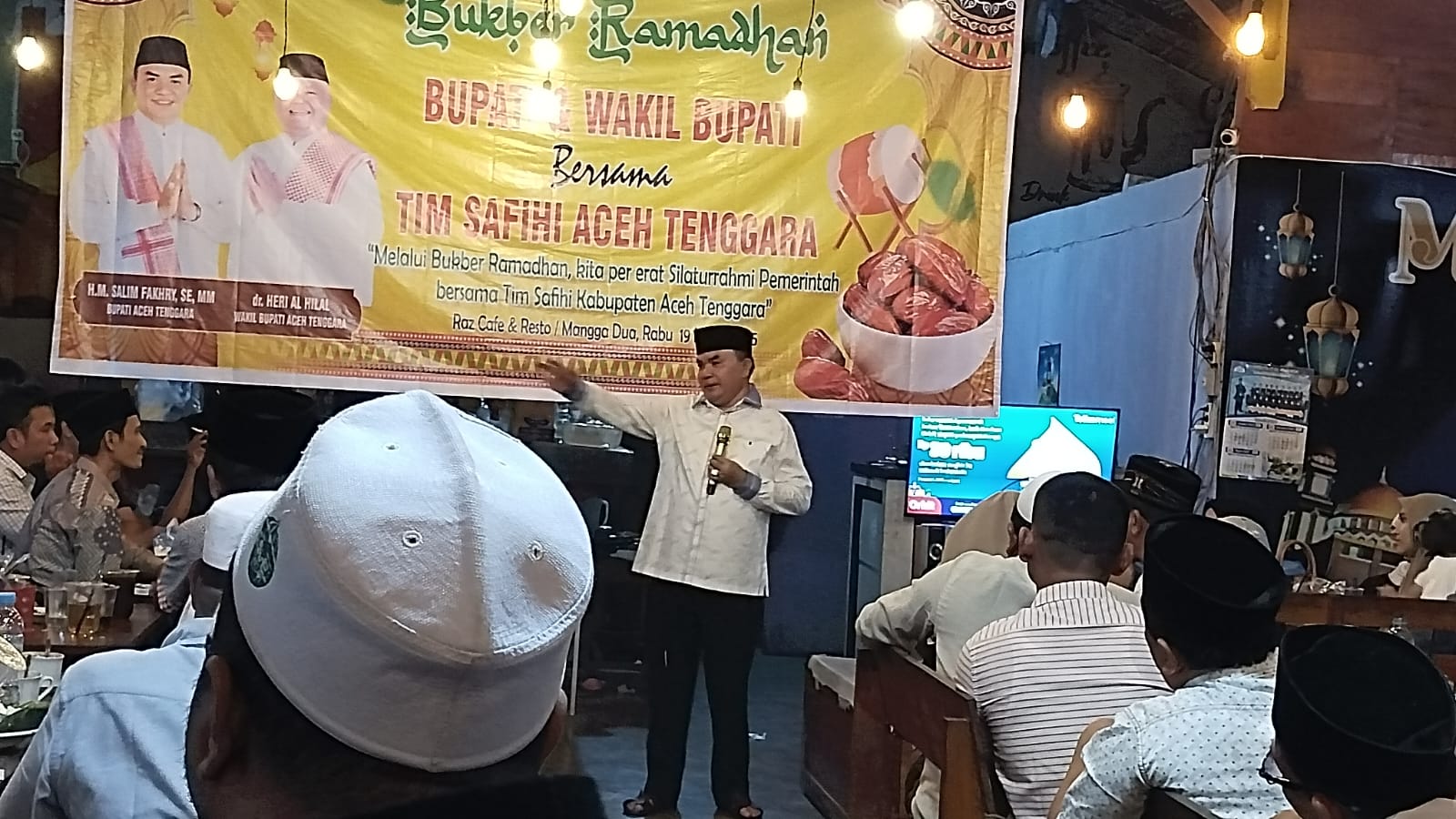 Bupati Salim Fakhry Buka Puasa Bersama Tim SAFIHI Agara