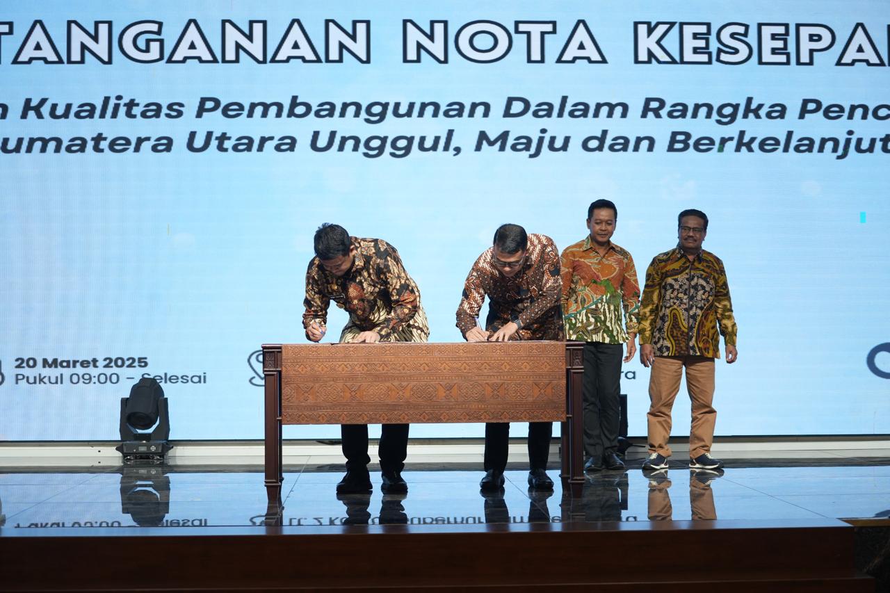 UMSU Teken Nota Kesepahaman Dengan Pemprov Sumut Untuk Peningkatan Kualitas Pembangunan