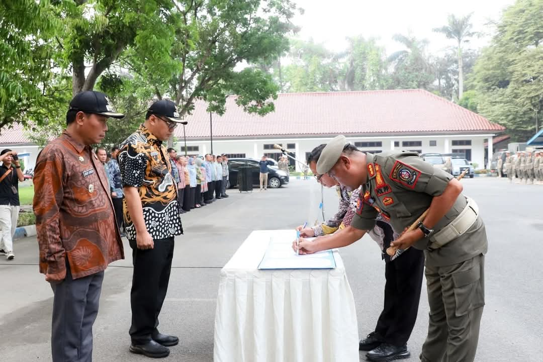 Penuhi Kebutuhan, 216 Pegawai Non ASN Pemkab Deliserdang Dipindahkan Ke Satpol PP