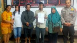 Polres Pematangsiantar melalui Polsek Siantar Utara menyelesaikan perkara dugaan tindak pidana pelecehan seksual anak dibawah umur dengan mediasi di Mapolsek Siantar Utara, Jumat (21/3).(Waspada-Ist).