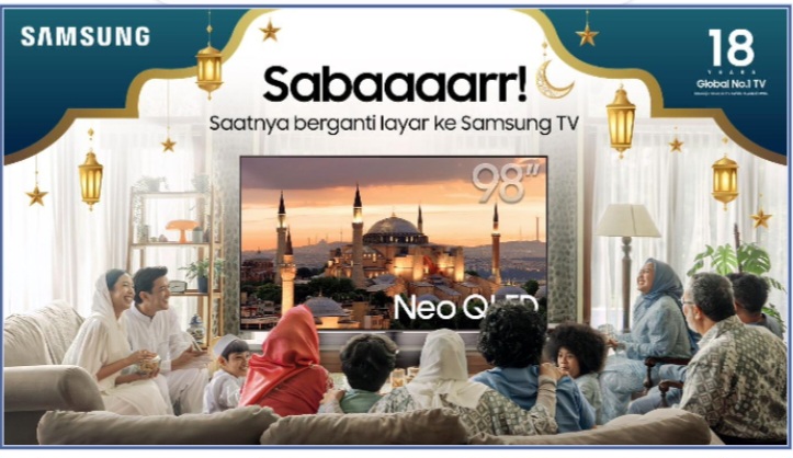 SABARR! Saatnya Ganti Layar Ke TV Samsung Di Bulan Ramadan