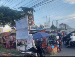 Lapak Pedagang Liar Sebabkan Kemacetan Di Simpang Jodoh Tembung