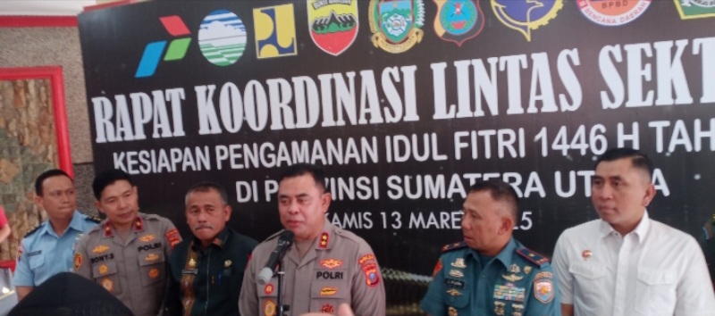 Rakor Lintas Sektoral, 12 Ribu Petugas Disiapkan Untuk Pengamanan Idul Fitri Di Sumut