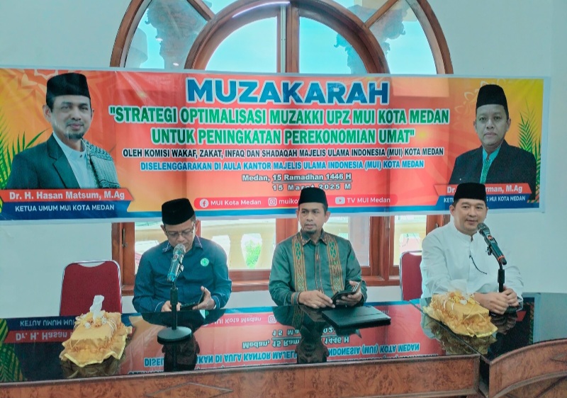 Optimalisasi Pembayaran Zakat, MUI Medan Akan Beri Pendidikan Untuk Petugas UPZ