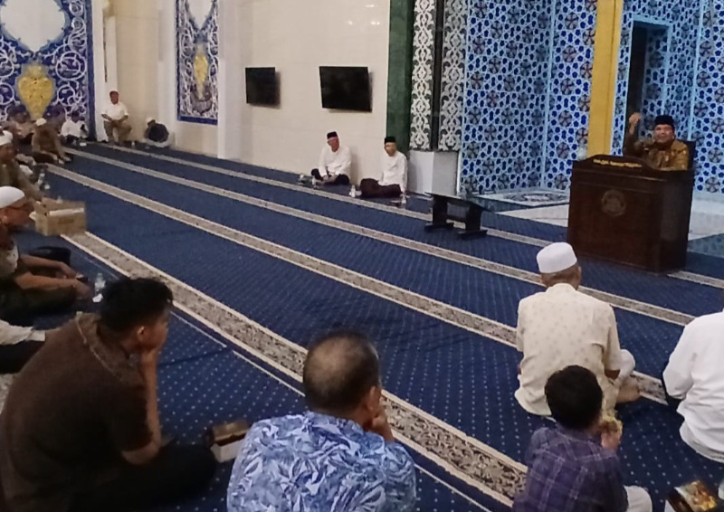 Peringatan Nuzulul Quran 1446 H Di Masjid Agung Medan Khusyuk