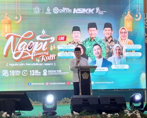 Resmikan NGOPI Bareng, Ini Pesan Wamenag Romo Syafi'i Untuk Siswa Madrasah